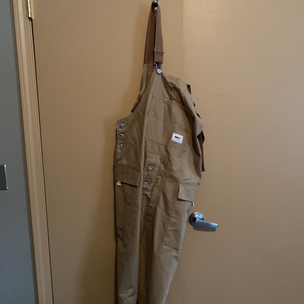 Canvas overalls